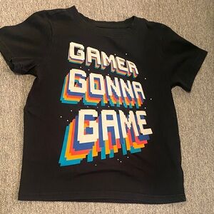 BCG Black T-Shirt with Colorful Gamer Design